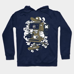 Coffee Machine Skater Hoodie